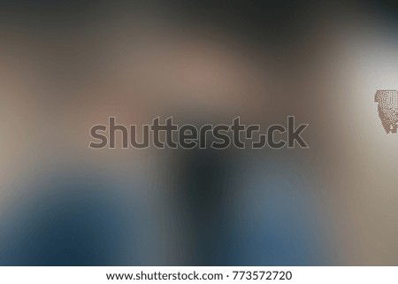 Beautiful glassy blurred background contains the different colours represents the different shades of people