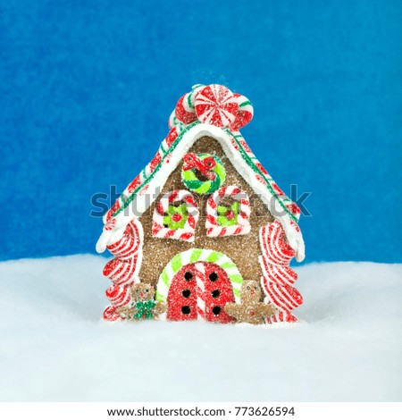 Christmas home decorations - the sweet house