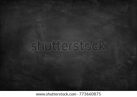 Chalk rubbed out on blackboard background Royalty-Free Stock Photo #773660875