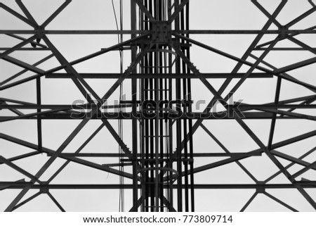 Abstract steel line texture background