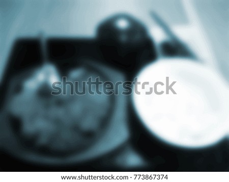 Abstract food blur background