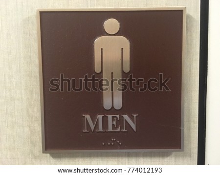 Men’s Room Sign - Men’s Bathroom Sign