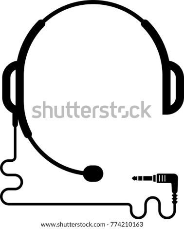 Headphone Icon Vector Art Illustration