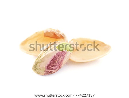pistachio isolated on white background
