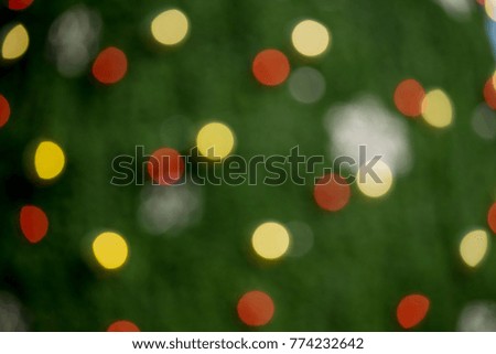 Blurred picture of Christmas tree surface can be use as abstract background and bokeh background of any content about Christmas winter or new years time.