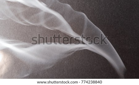 smoke on black background

