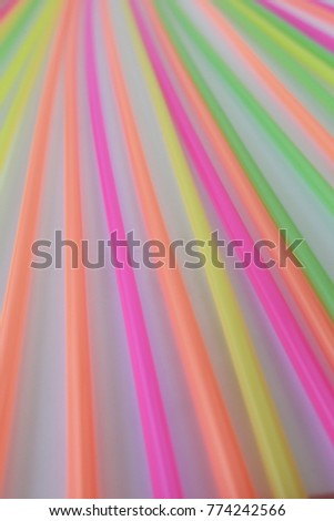 blurred photo Straw colorful abstract texture background