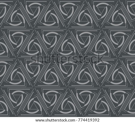 Minimalist geometric seamless background. For digital paper, textile print, page fill. illustration