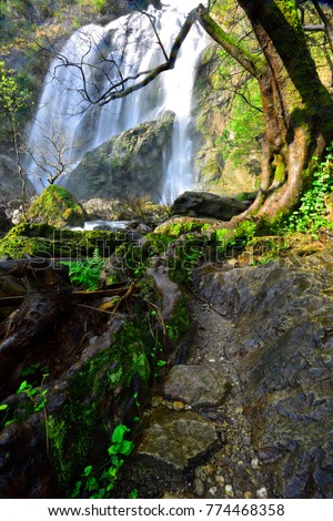 Beautiful waterfalls and nice nature.