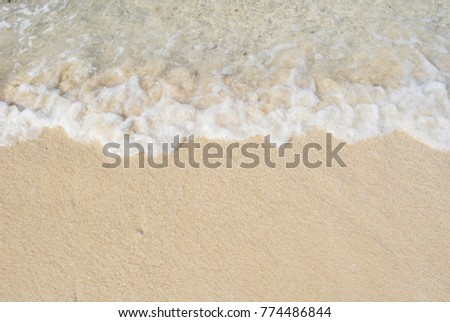 beach Sand with sea waves
