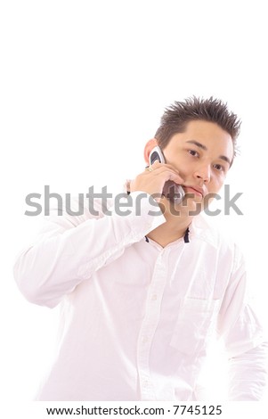 man on cellphone