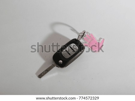 one car key