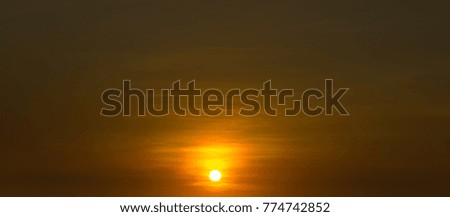 background of sunset or sunrise scene panorama