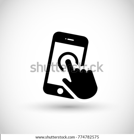 Smartphone icon vector Royalty-Free Stock Photo #774782575