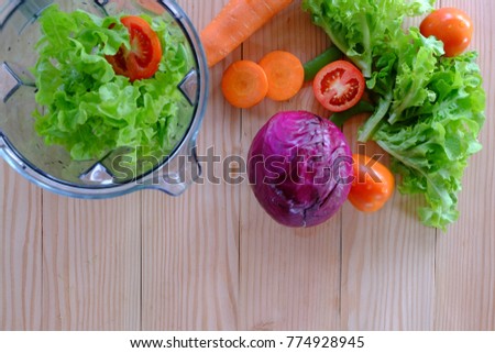 Healthy food background. Studio photo of different vegetable on white wooden table. High resolution product.