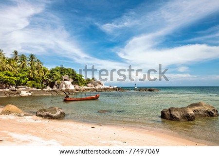 Beautiful tropical beach. Thailand