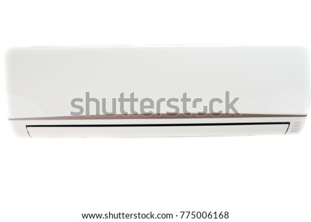 brand new climate conditioner on white background