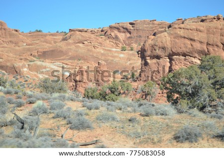 Moab Desert Canyon