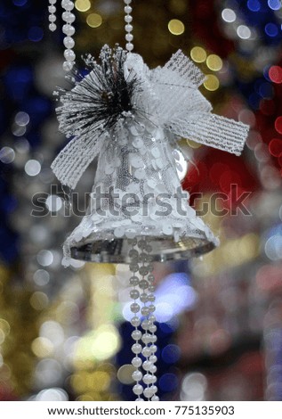 Christmas tree decoration Bells Background