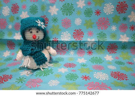 Little toy christmas snowman