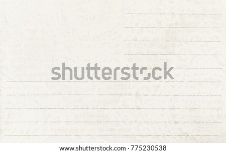 Empty letterhead or greeting card, paper , cardboard