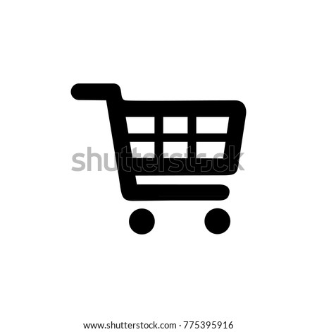 shopping cart logo Royalty-Free Stock Photo #775395916