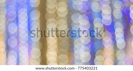 Lighting Bokeh blurred background
