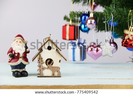 Santa's Christmas holidays composition