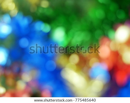 Christmas background blurred with bokeh