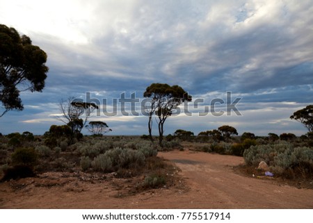 outback Australia remote desert beach red earth sunrise pink sky