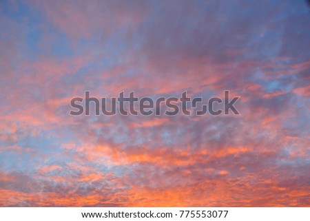 Twilight sky , mahachai / thailand