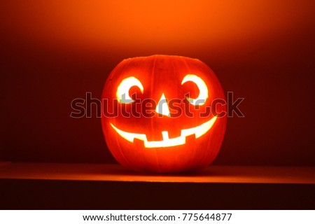 Pumpkin halloween background