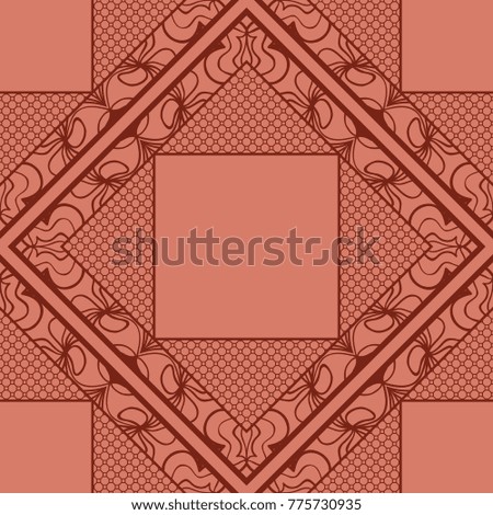 decorative seamless pattern.  illustration. for invitation, greeting card, wallpaper, interior design