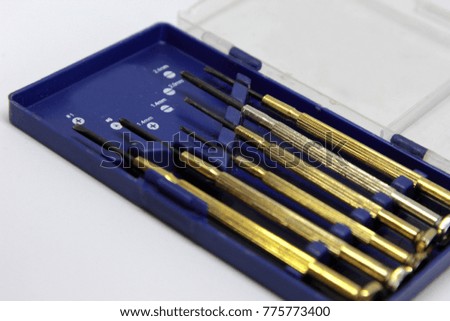 toolbox on white background