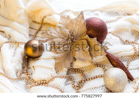 Christmas decoration setup , closeup, condiments, cinnamon, anise,  