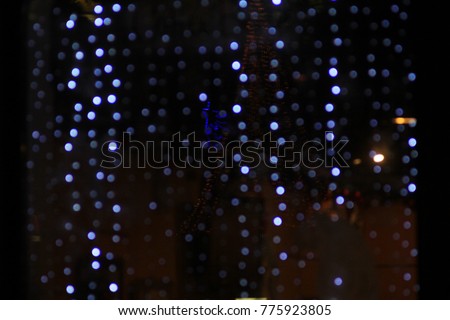 abstract background with a picture of blurred electric lights