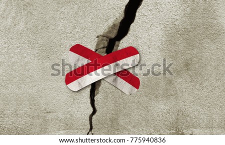 7.0 magnitude earthquake strikes Indonesia. Aid needed as death toll rises. Royalty-Free Stock Photo #775940836