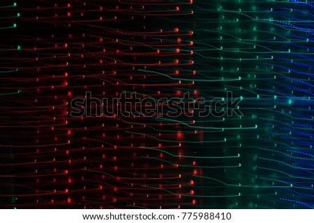 Complex abstract digital design lines - Background texture pattern of colourful lighting