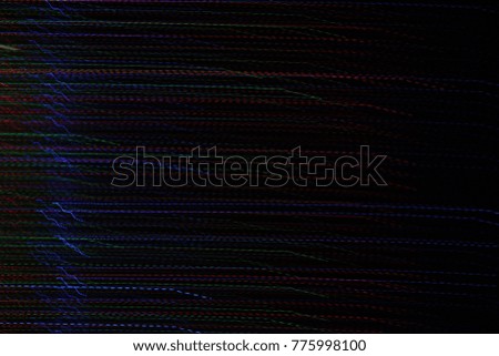Complex linear abstract digital design lines - Background texture pattern of colourful lighting