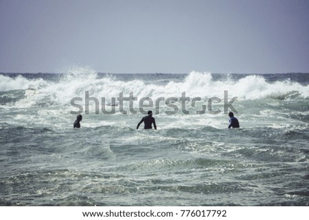 Surfing in France great conditions
