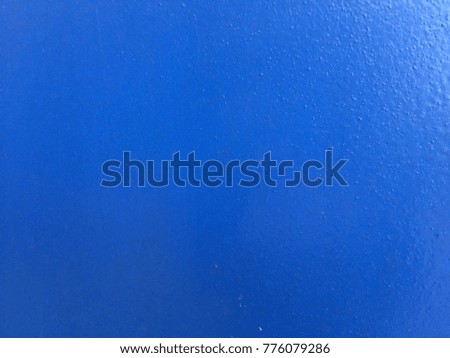 Blue metal plate background and texture