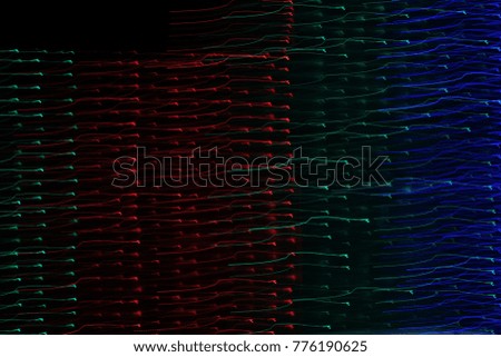Complex abstract digital design lines - Background texture pattern of colourful lighting
