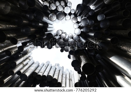 
endless pipes. Abstraction.