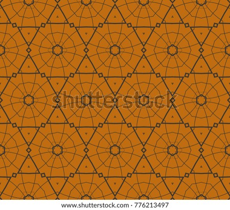 Abstract background with geometric seamless ornament. illustration.