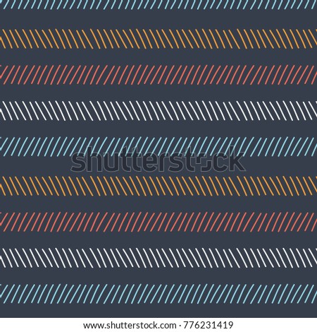 Geometric parallel lines minimal background vector seamless pattern