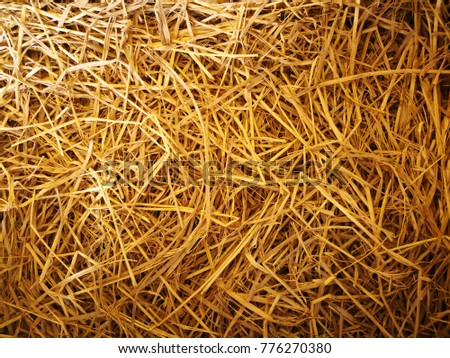 Rice straw background concept