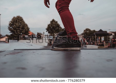 Skater on the Playground