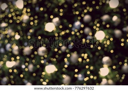 Blurred photo of Christmas lights