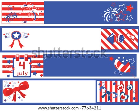 Independence Day banners