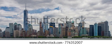 Manhattan skyline, New York, USA, circa May 2015